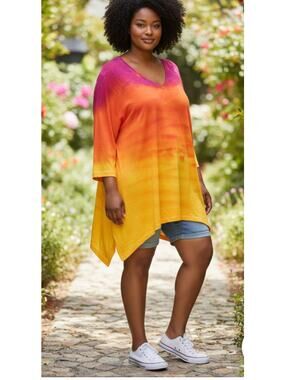 Soft Surrounding Boho Sunset Tunic size Medium